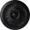 Ekena Millwork Vienna Ceiling Medallion (Fits Canopies up to 3 1/4"), Hand-Painted Steel Gray, 16 7/8"OD x 5/8"P CM17VISGS - alternate 1